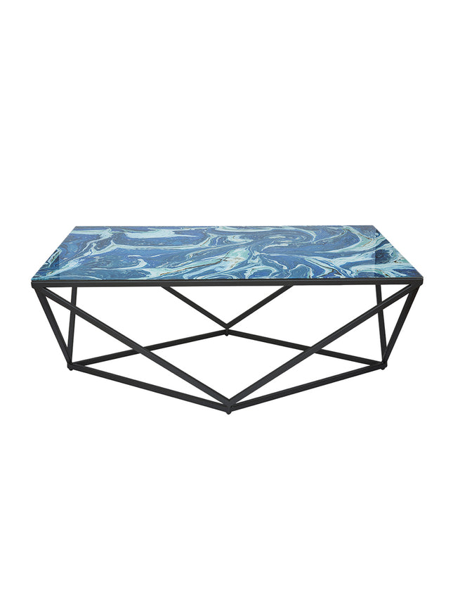MESA DE CENTRO DE METAL "ROMBO"