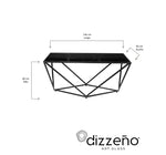 CREDENZA DE METAL "ROMBO"
