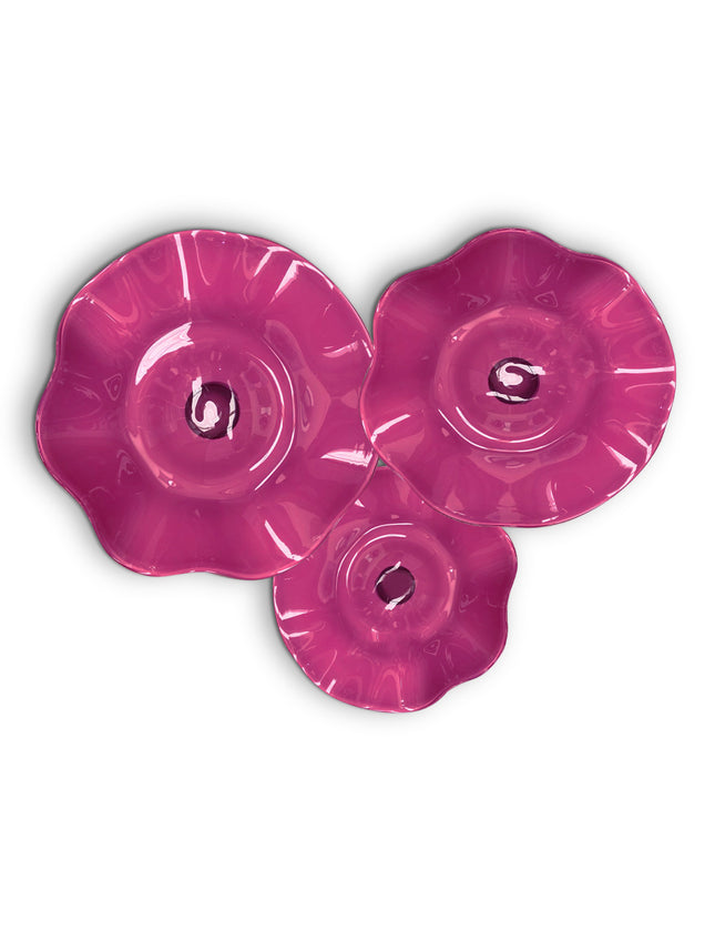 JGO PLATÓN ONDULADO ROSA SÓLIDO