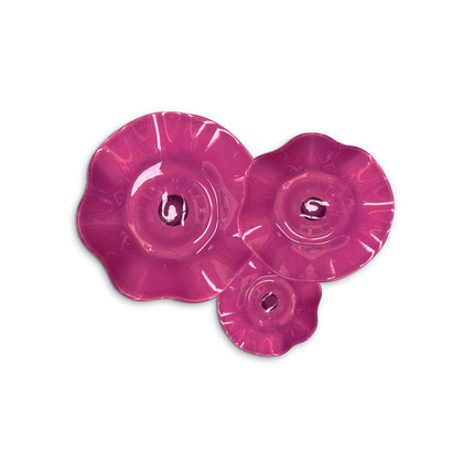 JGO PLATÓN ONDULADO ROSA SÓLIDO