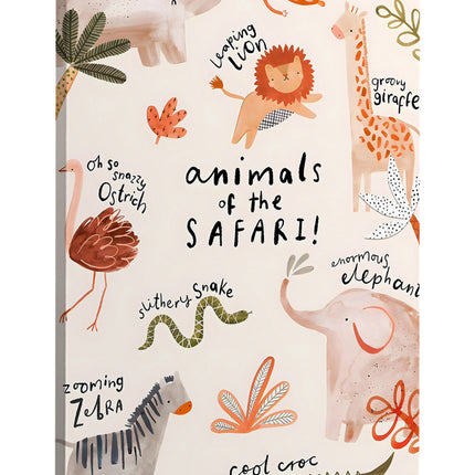 SAFARI ANIMALS - 86 X 56 CM