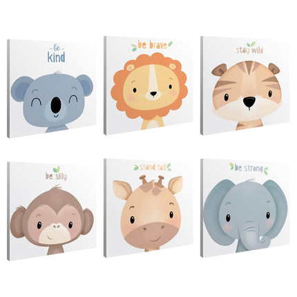 SET DE CUADROS BE INCREDIBLE 6 PZAS