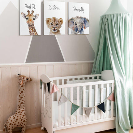 SET DE CUADROS SAFARI TIME 3 PZAS