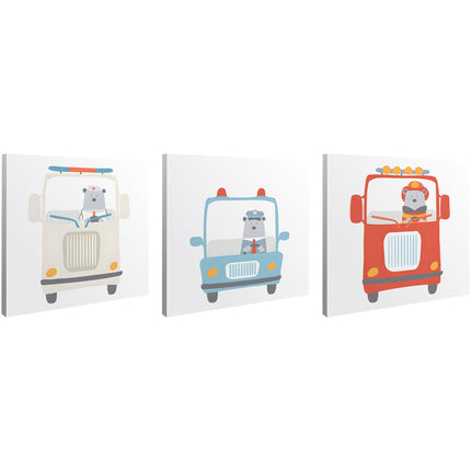 SET DE CUADROS SAFE PATROL 3 PZAS