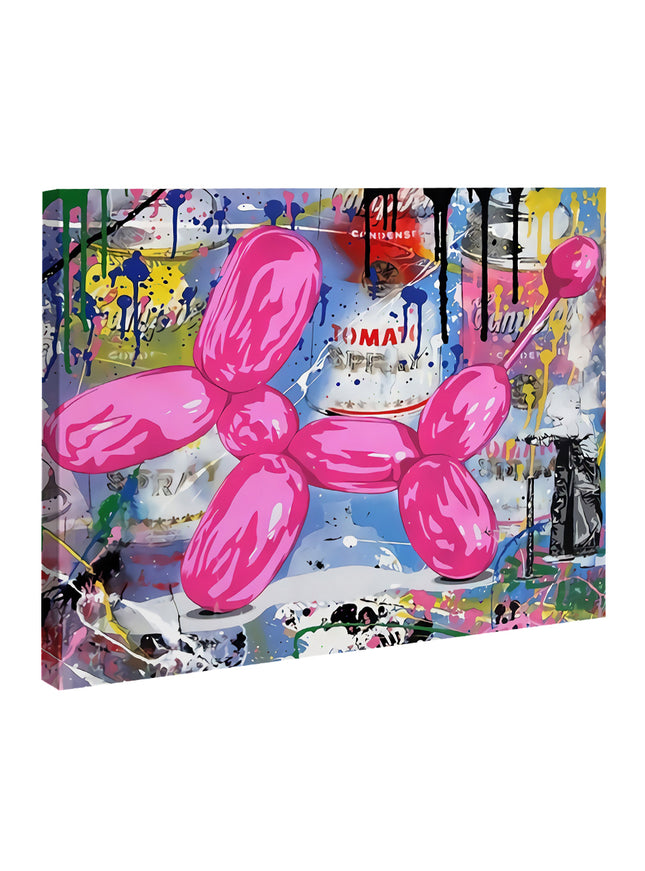 CUADRO PINK DOGGY - 166 X 126 CM