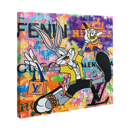 CUADRO MILLION BUNNY - 56 X 56 CM