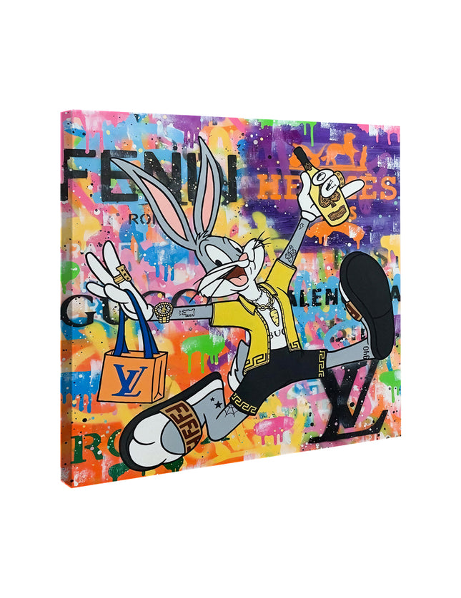 CUADRO MILLION BUNNY - 56 X 56 CM