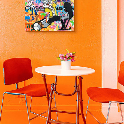 CUADRO MILLION BUNNY - 56 X 56 CM