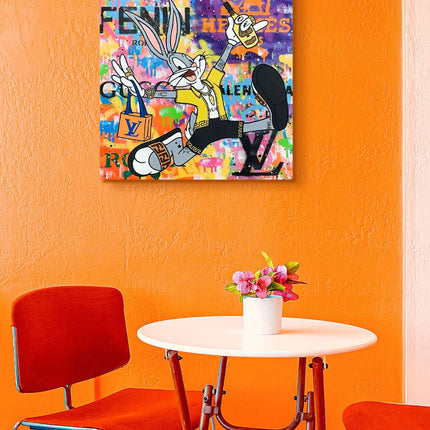 CUADRO MILLION BUNNY - 56 X 56 CM