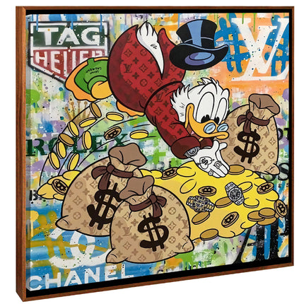 CUADRO DIVING - 116 X 116 CM