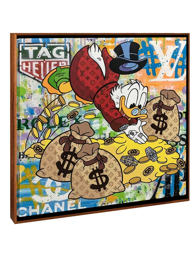 CUADRO DIVING - 116 X 116 CM