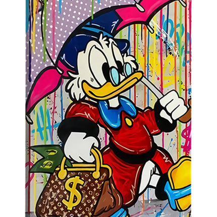 CUADRO DONALD PARAGUAS - 86 X 56 CM