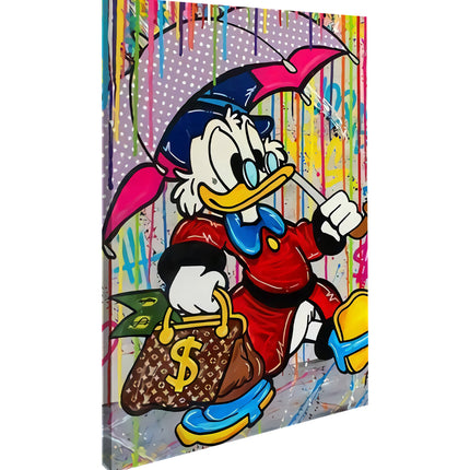 CUADRO DONALD PARAGUAS - 86 X 56 CM