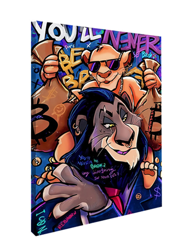 CUADRO UNCLE SCAR - 41 X 26 CM