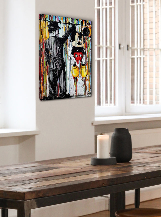 CUADRO MICKEY PAINTING - 41 X 26 CM