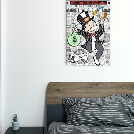 CUADRO MONOPOLIO - 41 X 26 CM