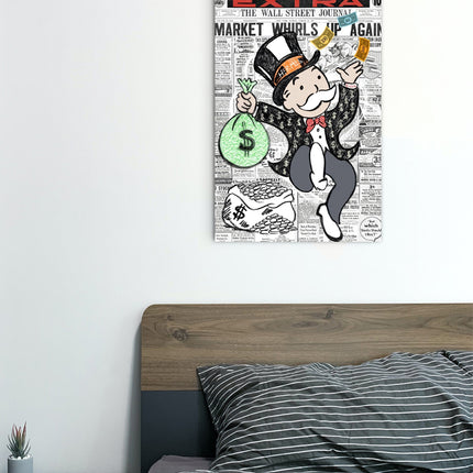 CUADRO MONOPOLIO - 41 X 26 CM