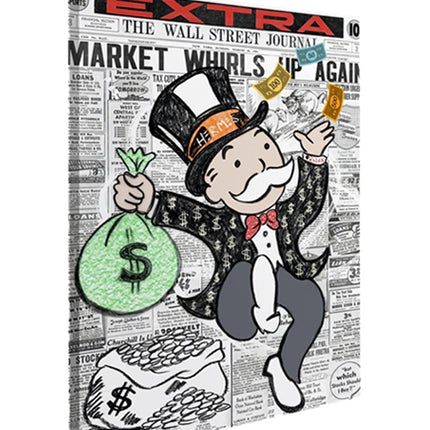 CUADRO MONOPOLIO - 41 X 26 CM