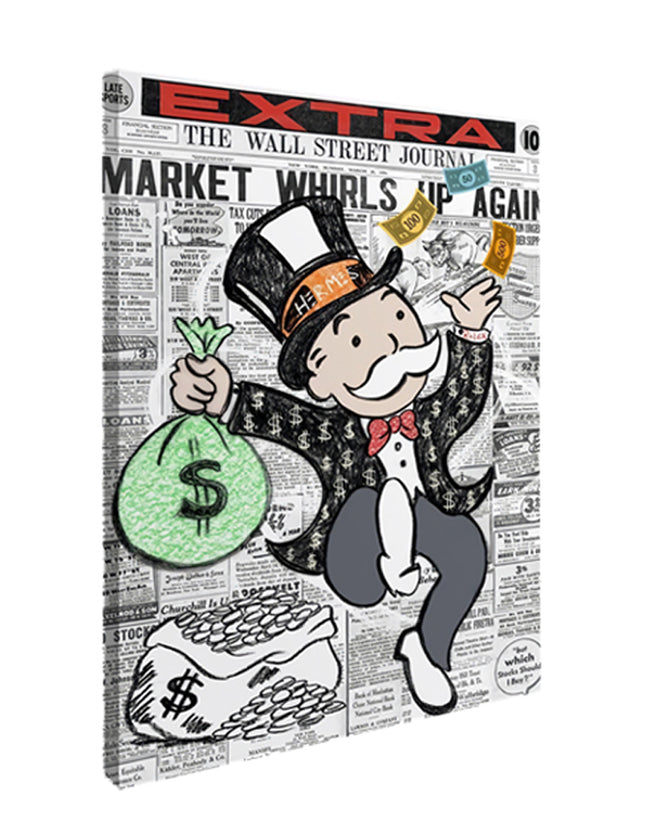 CUADRO MONOPOLIO - 41 X 26 CM