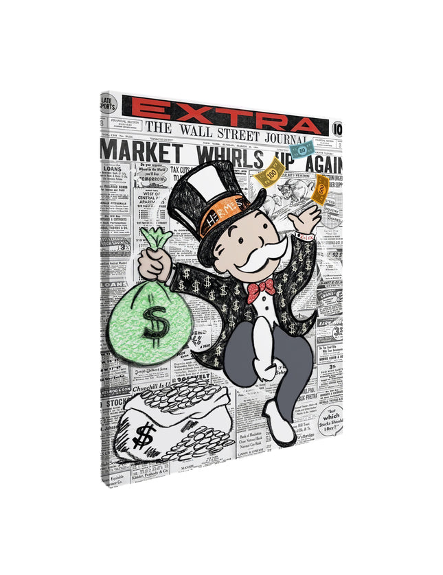 CUADRO MONOPOLIO - 41 X 26 CM