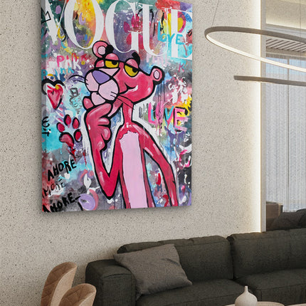 CUADRO VOGUE PANTHER - 166 X 126 CM