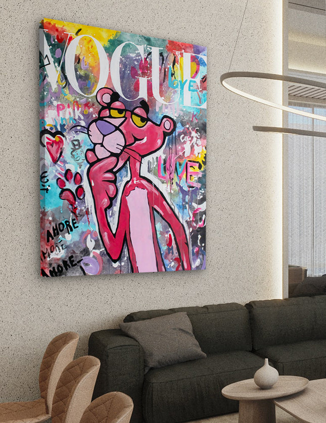 CUADRO VOGUE PANTHER - 166 X 126 CM