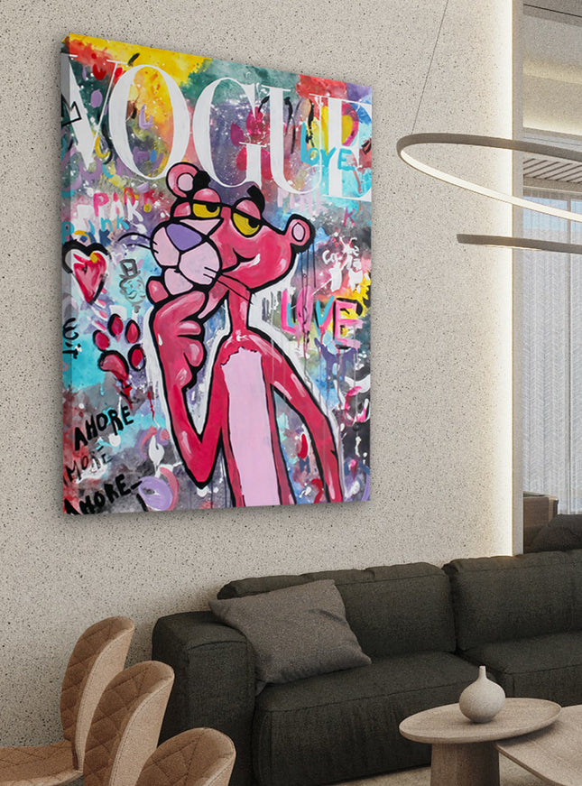 CUADRO VOGUE PANTHER - 166 X 126 CM