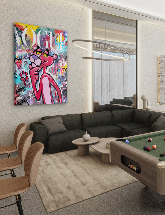 CUADRO VOGUE PANTHER - 166 X 126 CM