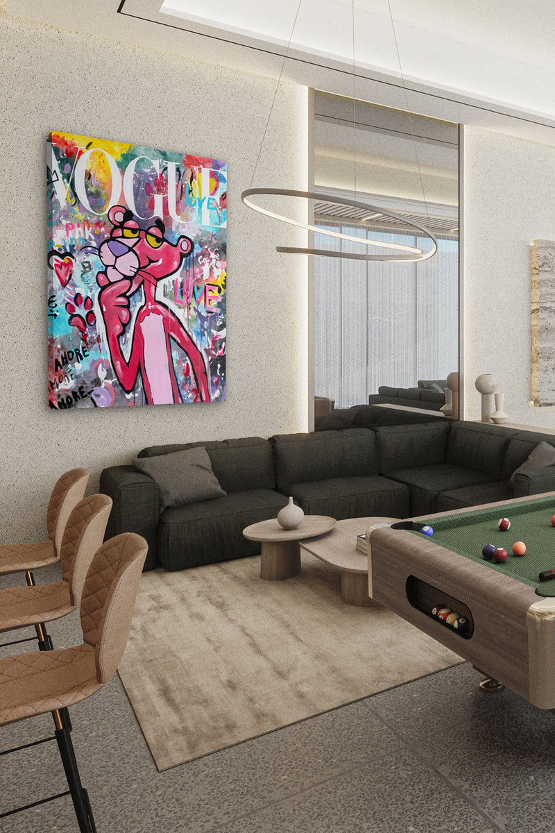 CUADRO VOGUE PANTHER - 166 X 126 CM