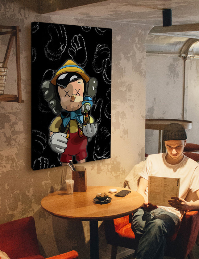 CUADRO PINOCCHIO - 86 X 56 CM