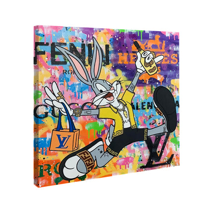 CUADRO MILLION BUNNY - 56 X 56 CM