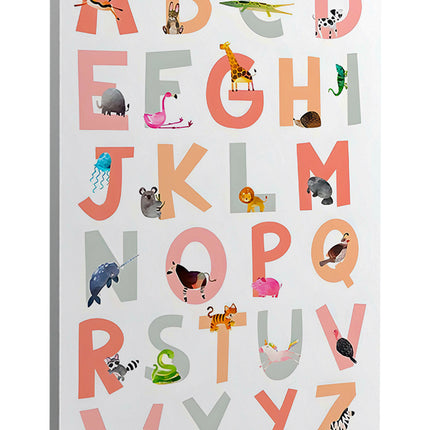 ANIMALS ALPHABET - 86 X 56 CM