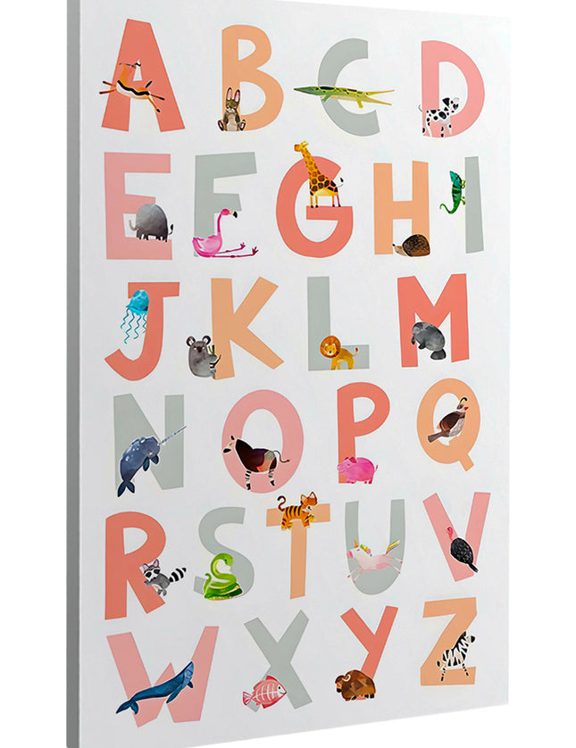 ANIMALS ALPHABET - 86 X 56 CM