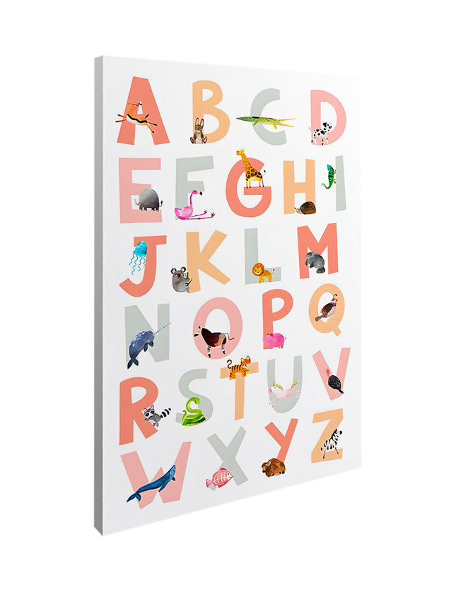 ANIMALS ALPHABET - 86 X 56 CM