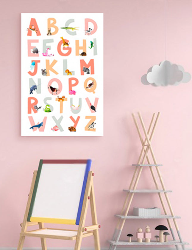ANIMALS ALPHABET - 86 X 56 CM