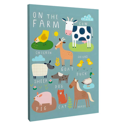 CUADRO FARM ANIMALS - 126 X 86 CM