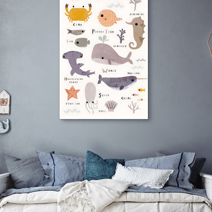 CUADRO INSIDE THE OCEAN - 86 X 56 CM