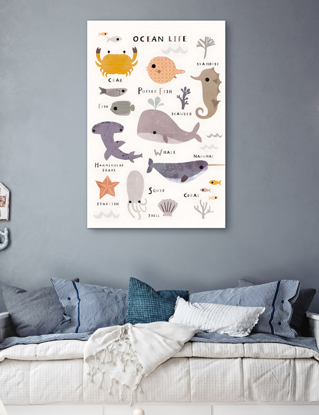 CUADRO INSIDE THE OCEAN - 86 X 56 CM