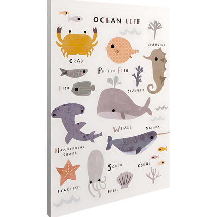 CUADRO INSIDE THE OCEAN - 86 X 56 CM