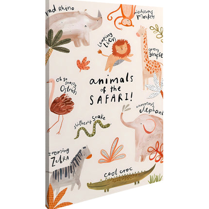 SAFARI ANIMALS - 86 X 56 CM