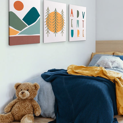 SET DE CUADROS ADVENTURE 3 PZAS