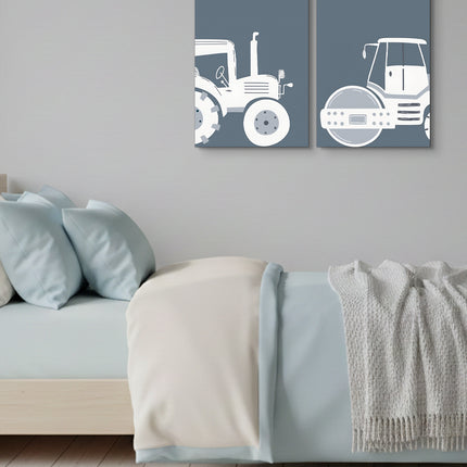 SET DE CUADROS FARM TRUCKS 2 PZAS