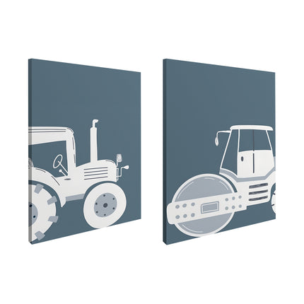 SET DE CUADROS FARM TRUCKS 2 PZAS