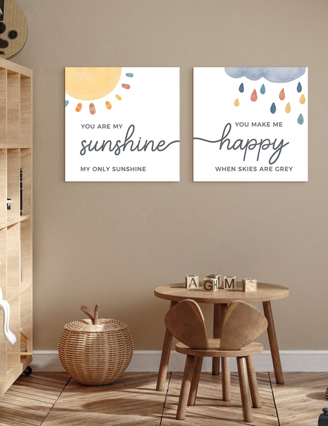 SET DE CUADROS MY SUNSHINE 2 PZAS