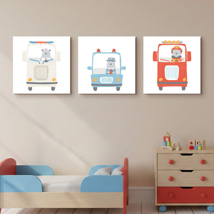 SET DE CUADROS SAFE PATROL 3 PZAS