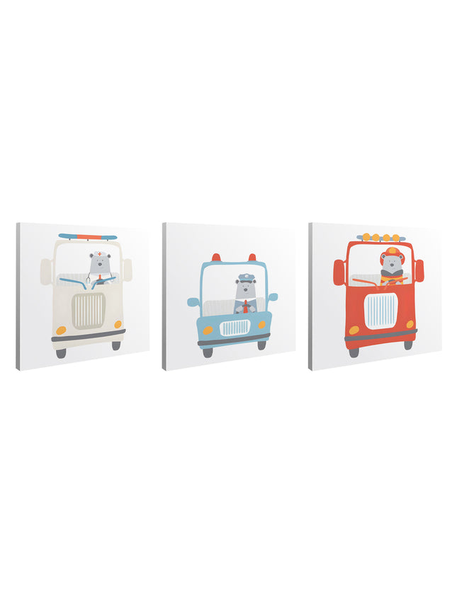 SET DE CUADROS SAFE PATROL 3 PZAS