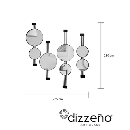 SET ESPEJOS SANTI LAMAN 4 PZAS