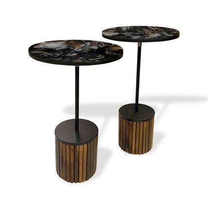 SET MESAS LATERALES DE PAROTA "SARAH" 2 PZAS