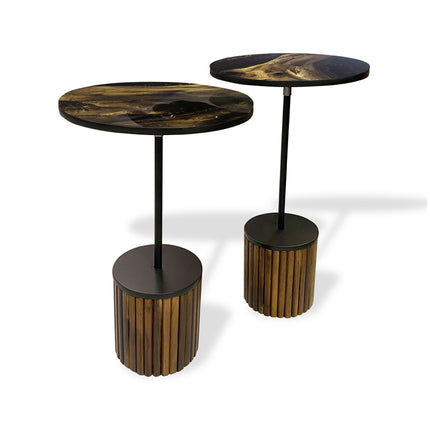 SET MESAS LATERALES DE PAROTA "SARAH" 2 PZAS