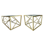 SET MESAS LATERALES DE METAL "ANTARIS" 2 PZAS ARK ORIGINAL